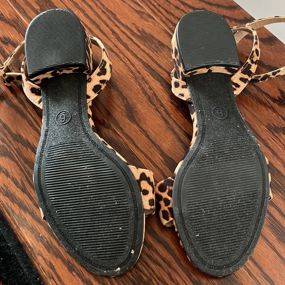 A New Day Target Leopard Sandals - Picture 2 of 3